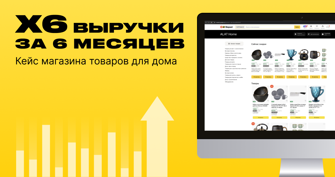 Как увеличить продажи на Яндекс Маркете в 6 раз